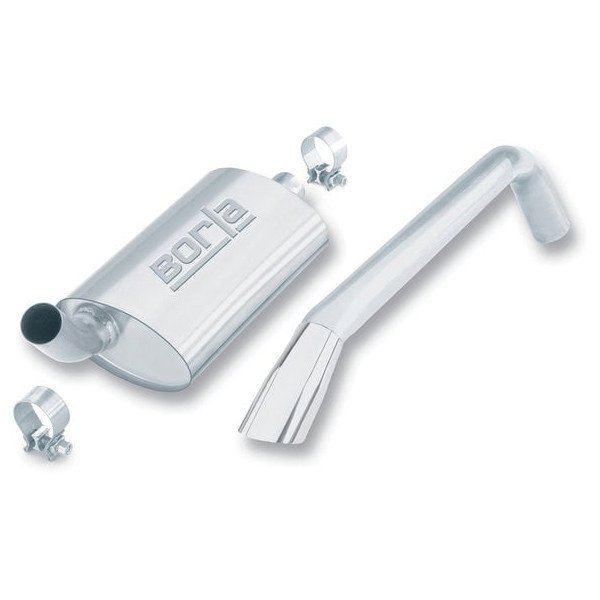 Borla, T-304 Stainless Steel Cat-Back System, for 81-86 Jeep CJ-7 with 4.2L I-6 Engine Borla - 27603-00