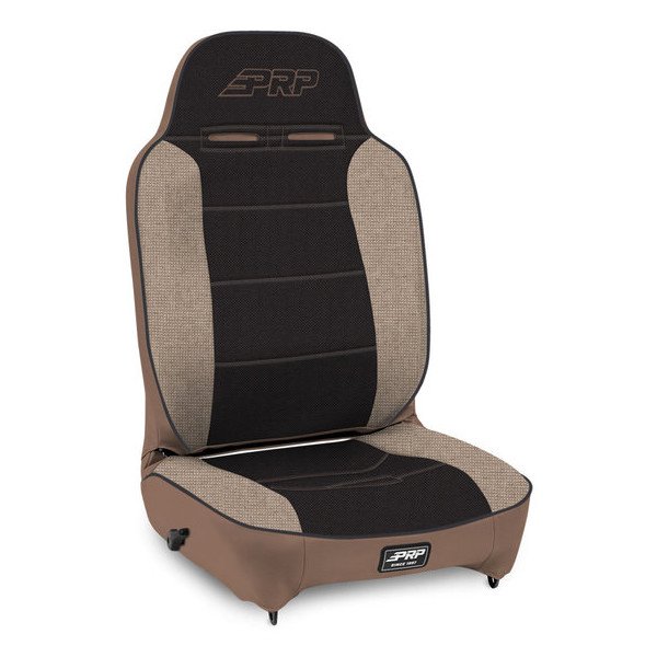 PRP Seats, Enduro Reclining Front Seats, Passenger Side in Black & Tan