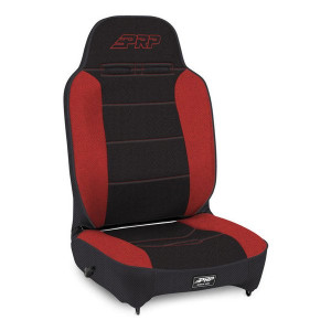 PRP Seats, Enduro Reclining Front Seats, Passenger Side in Black & Red