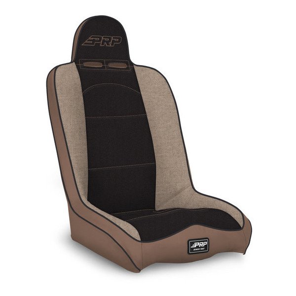 PRP Seats, Daily Driver High Back Seats, in Black & Tan