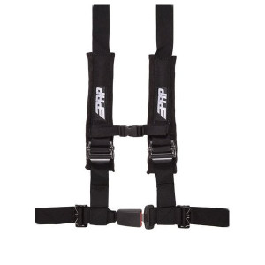PRP Seats, 2" 4-Point Seat Belt Harness, in Black