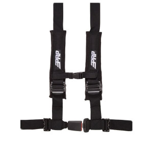 PRP Seats, 2" 4-Point Seat Belt Harness, in Red