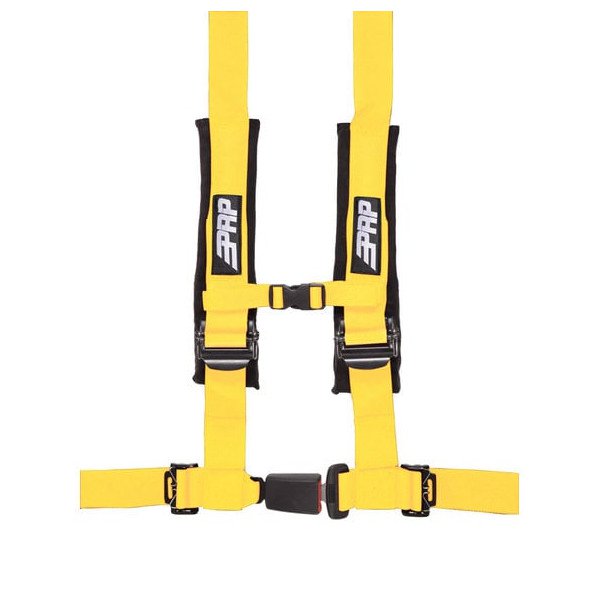 PRP Seats, 2" 4-Point Seat Belt Harness, in Yellow PRP Seats, 2" 4-Point Seat Belt Harness, in Yellow