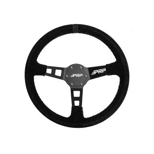 PRP Seats, Deep Dish Steering Wheel, Suede in Black