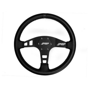 PRP Seats, Flat Steering Wheel, Leather in Red PRP Seats, Flat Steering Wheel, Leather in Red