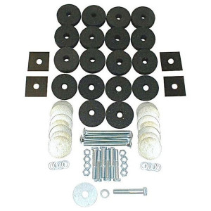 OMIX, OE Body Mount Kit, for 41-63 MB, GPW, CJ-2A, M38, CJ-3A & CJ-3B