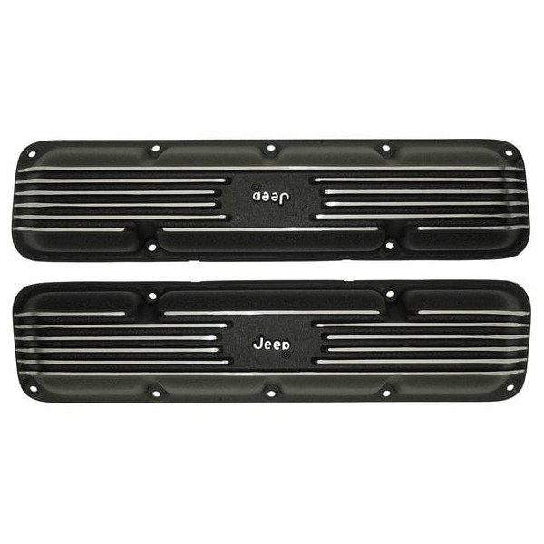 OMIX, Aluminum Valve Covers, for 72-81 Jeep CJ-5, CJ-6, CJ-7 & CJ-8 with AMC 304c.i. V-8