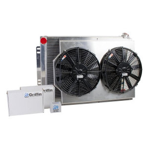 Griffin Radiator & Thermal Products, PerformanceFit Series Aluminum Radiator Combo Unit, for 99-00 Jeep Grand Cherokee V8 Auto Transmission