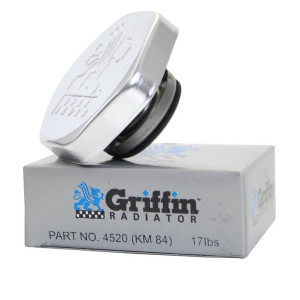 Griffin Radiator & Thermal Products, Aluminum Radiator Cap in Silver, for Griffin Products Radiators