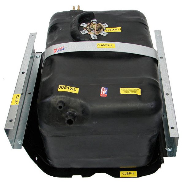 MTS, Polyethylene 21 Gallon Fuel Tank with Conversion Kit, for 78-86 Jeep CJ-5 & CJ-7 with factory 15 Gallon Tank MTS, Polyethylene 21 Gallon Fuel Tank with Conversion Kit, for 78-86 Jeep CJ-5 & CJ-7 with factory 15 Gallon Tank