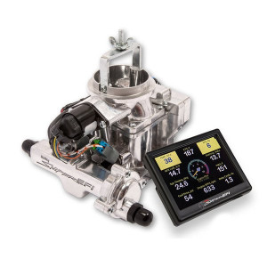 Holley, Sniper EFI BBD Carburetor in Chrome, for 71-86 CJ Jeep Vehicles with 258c.i. 6cyl