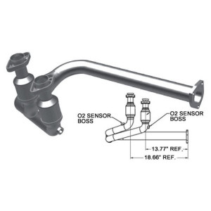 Magnaflow, 49 State Direct Fit Catalytic Converter, for 00-03 Jeep Wrangler TJ with 4.0L