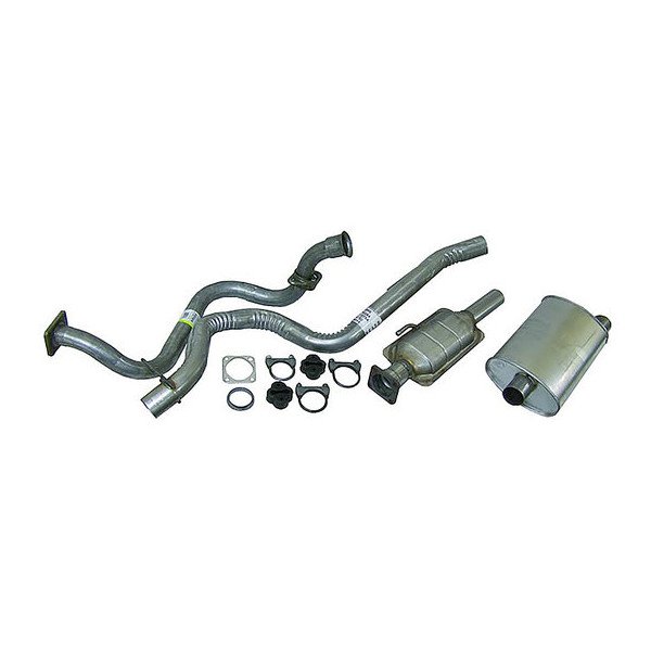Crown Automotive, Complete Exhaust Kit, for 91-92 Wrangler YJ with 4.0L 6 Cylinder Engine