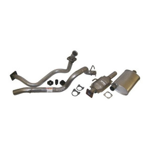Crown Automotive, Complete Exhaust Kit, for 87-92 Jeep Wrangler YJ with 2.5L 4 Cylinder Engine Crown Automotive, Complete Exhaust Kit, for 87-92 Jeep Wrangler YJ with 2.5L 4 Cylinder Engine