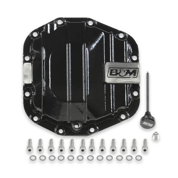 B&M Racing, Nodular Iron Rear Differential Cover, 18-23 Jeep Wrangler JL Rubicon Unlimited with Dana 44 Rear Axle B&M Racing, Nodular Iron Rear Differential Cover, 18-23 Jeep Wrangler JL Rubicon Unlimited with Dana 44 Rear Axle
