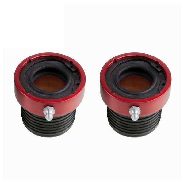Ten Factory, Front Axle Tube Seals, Red, for 84-18 Jeep Vehicles with 30 Spline Dana 30/44 Front Axle Ten Factory, Front Axle Tube Seals, Red, for 84-18 Jeep Vehicles with 30 Spline Dana 30/44 Front Axle
