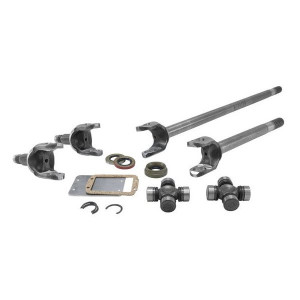 Yukon Gear & Axle, 4340 Chromoly Dana 44 Front Axle Kit with 30 Spline, Spicer 5-760x U-Joints, for 03-06 Jeep Wrangler TJ & Unlimited LJ Rubicon