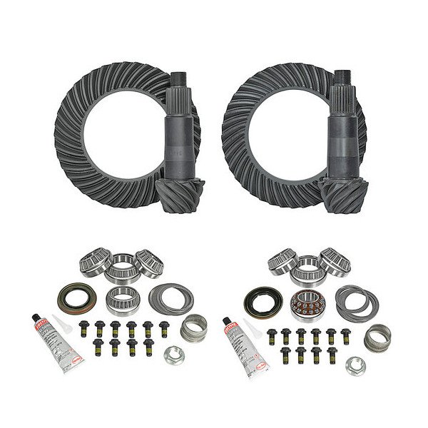Yukon Gear & Axle, Complete Front & Rear Ring and Pinion Kit, 5.13 Gear Ratio for 18-23 Jeep Wrangler JL & Gladiator JT with Dana 44 Front Axle & Dana 44 Rear Axle