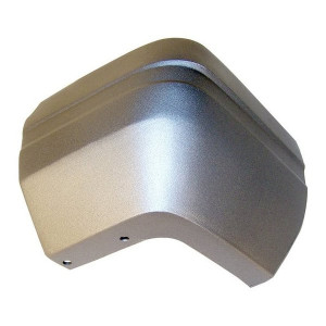 Crown Automotive, Argent Rear Bumper Cap, for Passenger Side on 87-90 Jeep Cherokee XJ