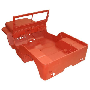 MD Juan, Pre-Composite Body Tub Kit without Grille, for 1942-1943 Willy's MB