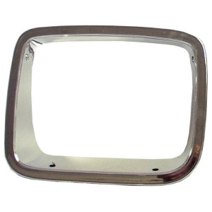 Crown Automotive, Headlamp Bezels, Passenger Side in Chrome for 87-95 Jeep Wrangler YJ Crown Automotive, Headlamp Bezels, Passenger Side in Chrome for 87-95 Jeep Wrangler YJ