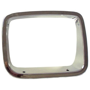 Crown Automotive, Headlamp Bezels, Pair in Chrome for 87-95 Jeep Wrangler YJ Crown Automotive, Headlamp Bezels, Pair in Chrome for 87-95 Jeep Wrangler YJ