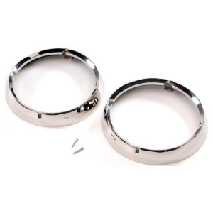 Stainless Headlight Rings (Pair), Stainless