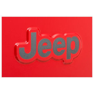 Mopar, Jeep Lettering, Dark Silver, for 97-06 Jeep Wrangler TJ & Unlimited Mopar, Jeep Lettering, Dark Silver, for 97-06 Jeep Wrangler TJ & Unlimited