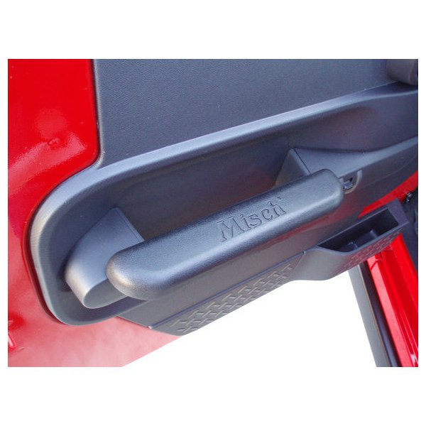 Misch 4X4, Front Arm Rests, for 07-10 Jeep Wrangler JK with Full-Framed Doors Misch 4X4, Front Arm Rests, for 07-10 Jeep Wrangler JK with Full-Framed Doors