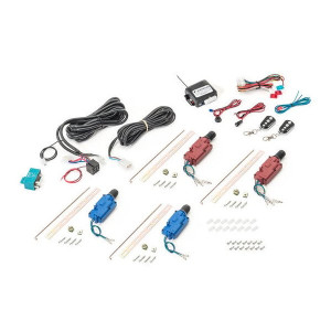 Electric-Life, 4 Door Lock Kit with 3 Channel Keyless Entry, for 07-18 Jeep Wrangler Unlimited JK