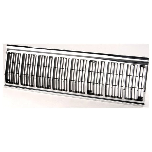 Crown Automotive, Grill Panel in Chrome / Black, for 91-96 Jeep Cherokee XJ Crown Automotive, Grill Panel in Chrome / Black, for 91-96 Jeep Cherokee XJ