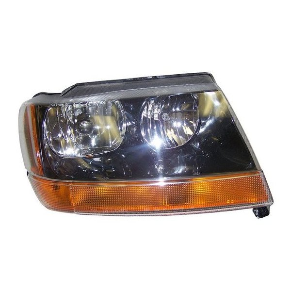 Crown Automotive, Head Lamp Housing, for Passenger Side on 99-02 Jeep Grand Cherokee WJ Laredo/Sport