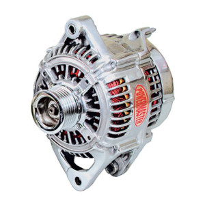 Powermaster, 170 / 110 Amp Alternator in Polished Finish, for 91-01 Jeep Wrangler YJ, TJ & Cherokee XJ Powermaster, 170 / 110 Amp Alternator in Polished Finish, for 91-01 Jeep Wrangler YJ, TJ & Cherokee XJ