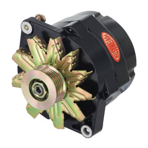 Powermaster, 100 / 70 Amp Alternator in Black Finish, for 66-75 Jeep CJ-5 & CJ-6