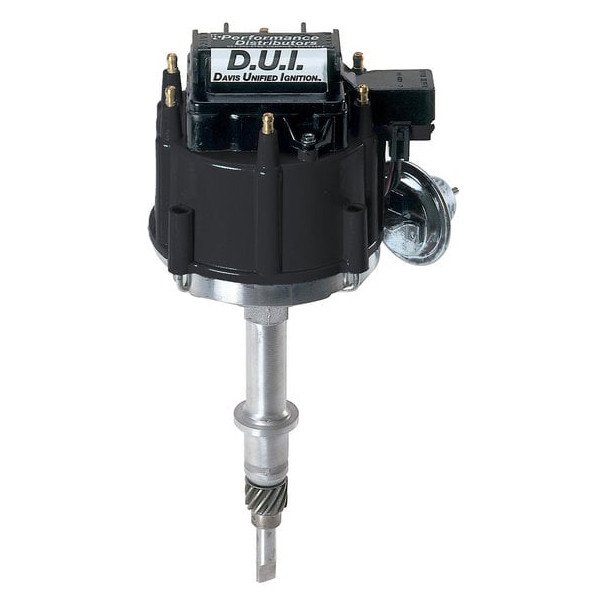 Performance Distributors, DUI Distributor, Black, for 72-90 Jeep CJ5, CJ6, CJ7, CJ8 Scrambler & Wrangler YJ with 232c.i. & 258c.i. 6 Cylinder Engine