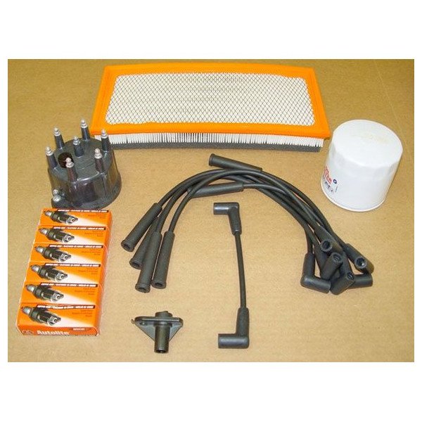 OMIX, Ignition Tune Up Kit, for 99-00 Jeep Wrangler TJ with 4.0L OMIX, Ignition Tune Up Kit, for 99-00 Jeep Wrangler TJ with 4.0L