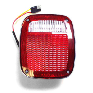 OMIX, Chrome Tail Light, for Passenger Side on 76-80 Jeep CJ-5 & CJ-7