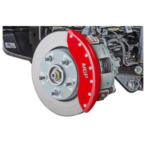 MGP Caliper Covers, MGP Logo Brake Caliper Covers, Red, for 15-17 Jeep Renegade BU