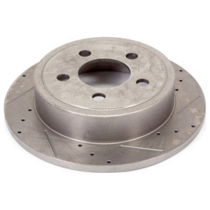 Alloy USA, Front Slotted & Cross Drilled Performance Brake Rotors, for 90-99 Jeep Wrangler YJ & TJ
