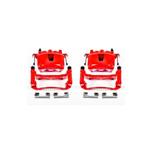 Power Stop, Autospecialty OE Replacement Front Driver & Passenger Brake Caliper w/Logo, for 06-10 Jeep Grand Cherokee WK & Jeep Commander XK