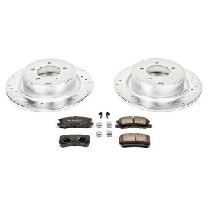 Power Stop, Rear Z23 Evolution Sport Performance 1-Click Brake Kit, for 09-13 Jeep Compass & Patriot MK