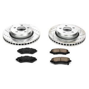 Power Stop, Front Z23 Evolution Sport Performance 1-Click Brake Kit, for 08-12 Jeep Liberty KK