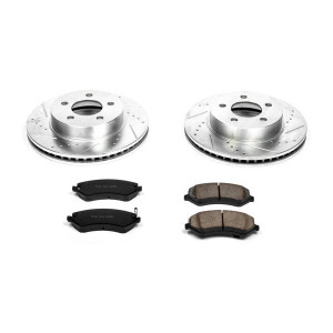 Power Stop, Front Z23 Evolution Sport Performance 1-Click Brake Kit, for 02-07 Jeep Liberty KJ