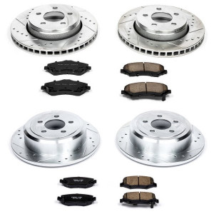 Power Stop, Front & Rear Z23 Evolution Sport Performance 1-Click Brake Kit, for 08-12 Jeep Liberty KK