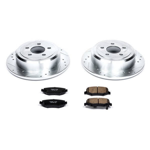 Power Stop, Rear Z23 Evolution Sport Performance 1-Click Brake Kit, for 08-12 Jeep Liberty KK