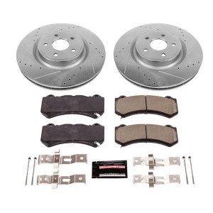 Power Stop, Front Z23 Evolution Sport Performance 1-Click Brake Kit, for 12-14 Jeep Grand Cherokee WK2 SRT8