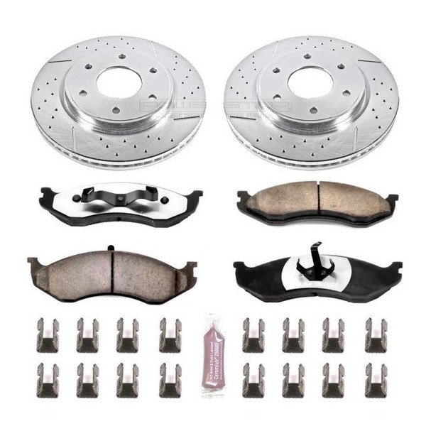 Power Stop, Front Z36 Extreme Performance Truck & Tow Brake Kit, for 05-10 Jeep Grand Cherokee WK2 & Commander XK