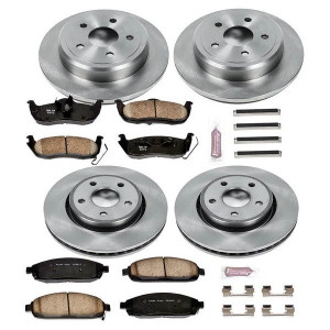 Power Stop, Front & Rear Z16 Autospecialty Daily Driver OE Brake Kit, for 99-02 Jeep Grand Cherokee WJ with Teves Calipers Power Stop, Front & Rear Z16 Autospecialty Daily Driver OE Brake Kit, for 99-02 Jeep Grand Cherokee WJ with Teves Calipers