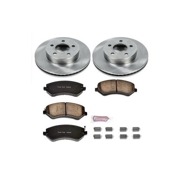 Power Stop, Front Z16 Autospecialty Daily Driver OE Brake Kit, for 02-07 Jeep Liberty KJ