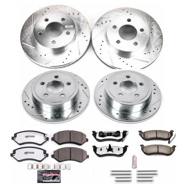 Power Stop, Front & Rear Z36 Extreme Performance Brake Kit, For 03-07 Jeep Liberty